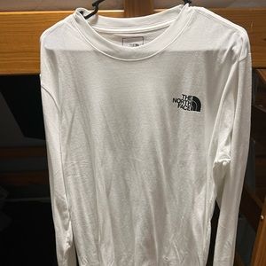 Men's The North Face White Long Sleeve T-shirt Size M